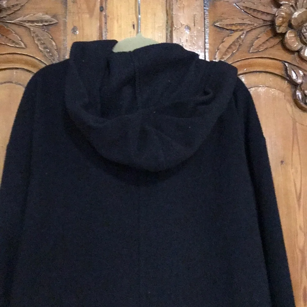 Justice Fleece Pull Over Black Hoodie